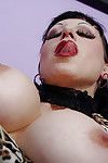 Mature fixation princess uncovering her immense boobs and giving a facefucking