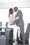 Busty babe Chanel Preston and black man hookup for hardcore interracial copulation