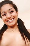 Young Latina Ruby Rayes is erotic dance to jerk off her holes