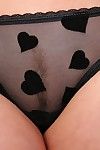若 湯たんぽ ジェシカ Lux ポージング 裸 - に セクシー 黒 ランジェリー