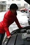[Old Youthful Anal] Exactly after her car was fixed, Kim brings depart from the ancient man to th