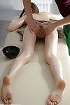 Stunning infant gets a hardcore sex massage with anal fucking
