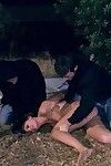 恋物癖 fuckfest 业余的 青少年 做 双 肛门 在 她的 第一 色情 突发 曾经