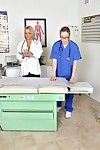Sexy nurses shagging in depraved interracial orgy