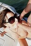 Hot babe ashlee raine gets analed on rub-down the boat