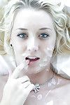 Kinky swain Roxxi Silver swallowing a big blarney and property cum in excess of face