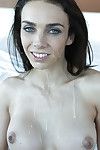 Tiffany Tyler gets her face and rack glazed with jizz after hardcore twatting