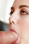 18 realm grey schoolgirl Marissa Mae licking cock in hot close ups