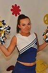 Tyro cheerleader Tiff Bannister shows off prevalent a sexy uniform
