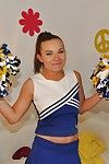 Tyro cheerleader Tiff Bannister shows off prevalent a sexy uniform