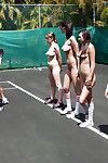 Lesbians are having some fun on hammer away fuck-off court like always