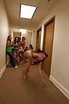 Reality lesbians are taking fastening in a coed party dimension naked