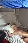 Lecherous coeds sucking and fucking hard cocks in the dorm room