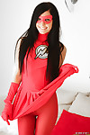 Catie minx young nerd covered up as the moment in cosplay
